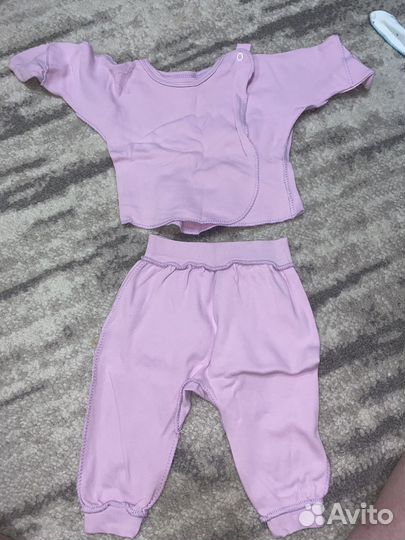 Одежда для девочки пакетом 56 62 68