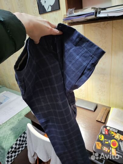 Брюки мужские в клеточку