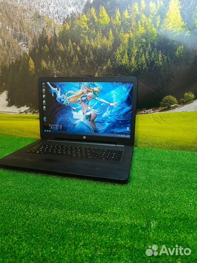 Большой ноутбук HP для игр и работы