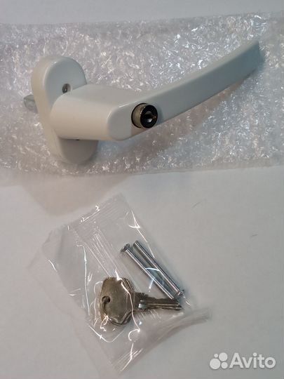 Ручка оконная с замком и ключом, детская защита