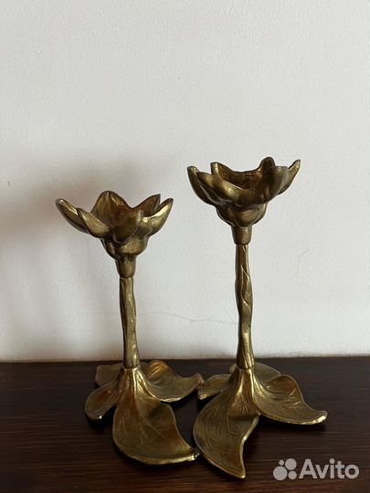 Подсвечник бронза