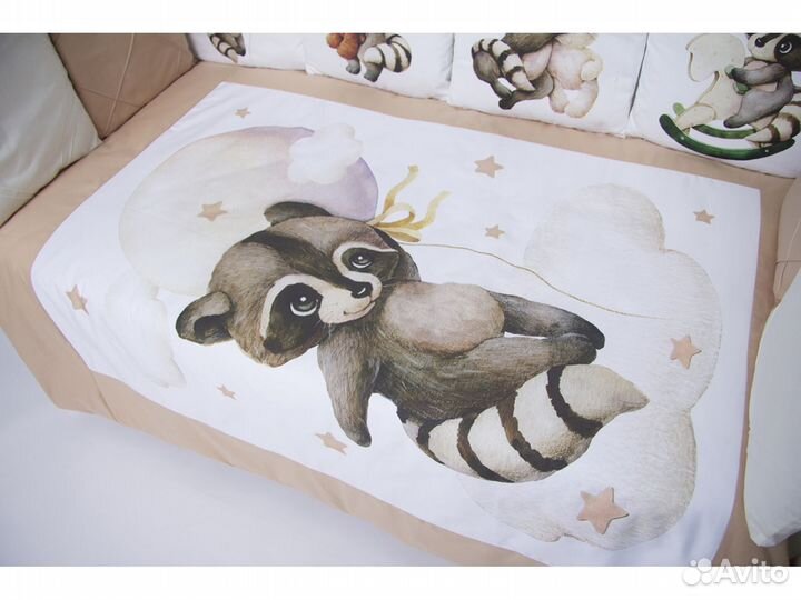 Комплект подушками в детскую кроватку