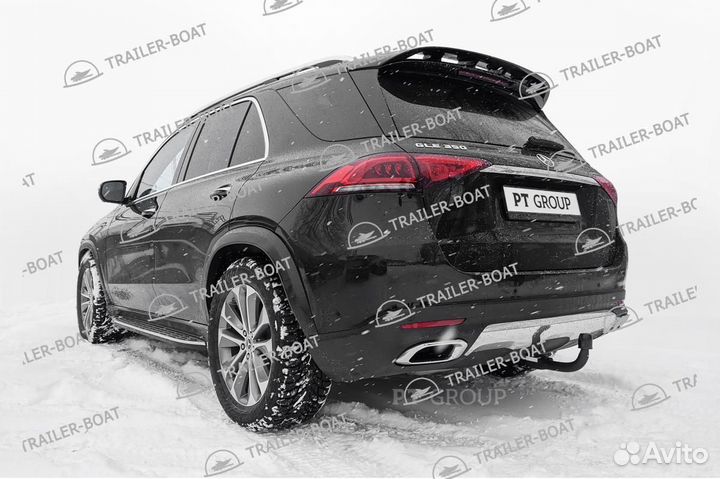 Фаркоп Mercedes-Benz GLE W167 2019-XX, рама и крюк шар 50 мм, 57137