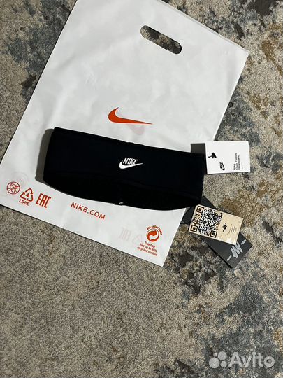 Бандана Nike Club Fleece Headband W Black Оригинал