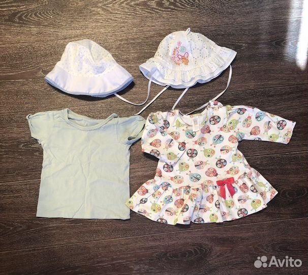 Детская одежда для девочек 80 пакетом