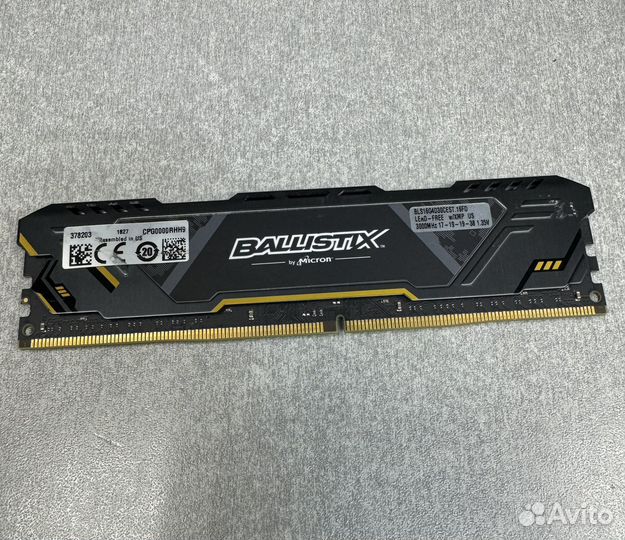Crucial Ballistix Sport AT DDR4 16гб 3000мгц