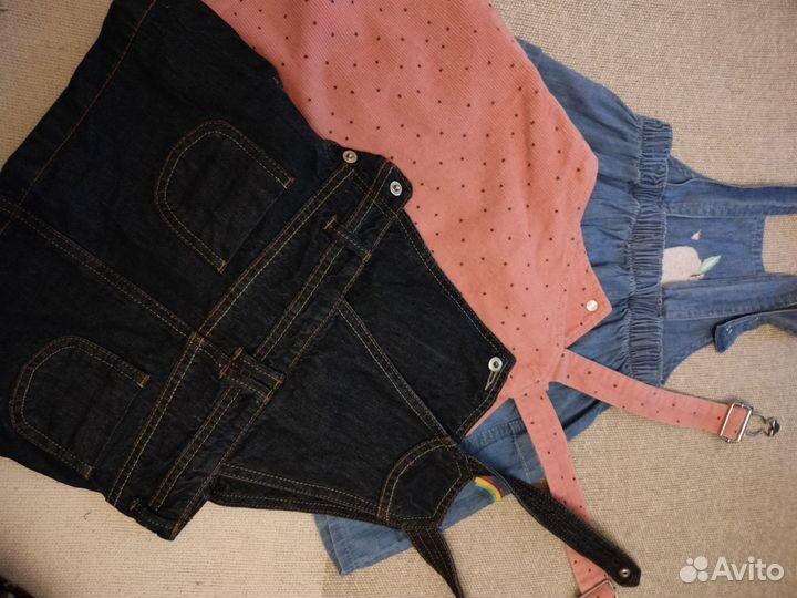 Джинсовый сарафан 92 98 kiabi primark