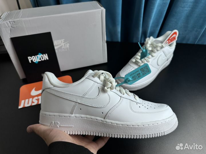 Кроссовки Nike Air Force 1 triple white оригинал