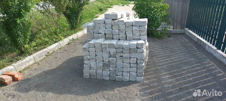 Кирпич белый силикатный полуторный б/у
