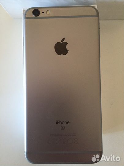 iPhone 6S plus 64Gb, чёрный, идеальное состояние