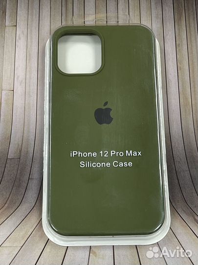 Чехол накладка iPhone 12 Pro Max Хаки