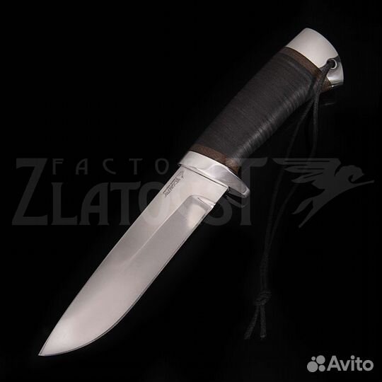 Нож для охотника с гравировкой Волк