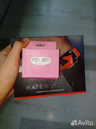 Набор apple часы + наушники