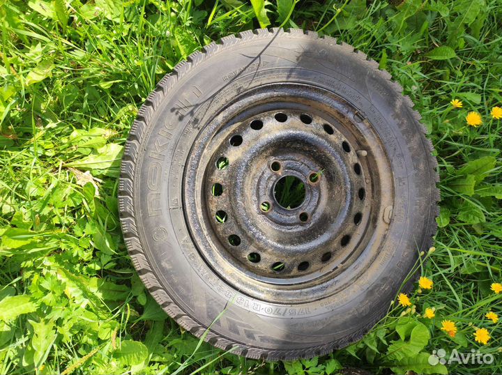 Штампованные диски r13 с зимней резиной