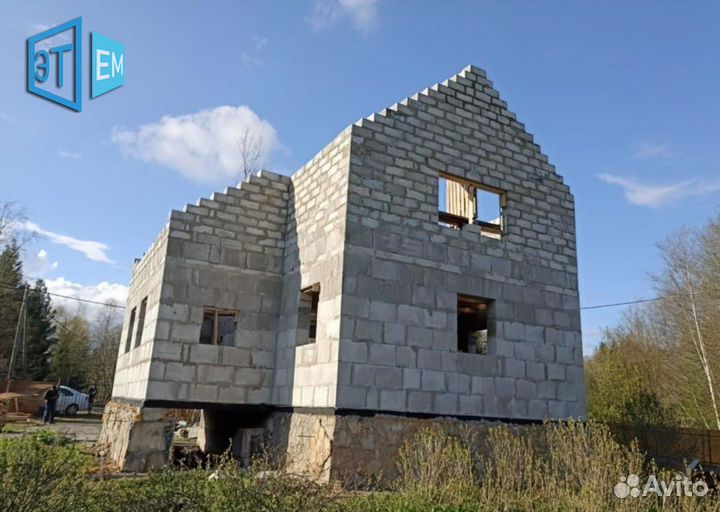 Полистиролбетонный строительный блок (По госту)