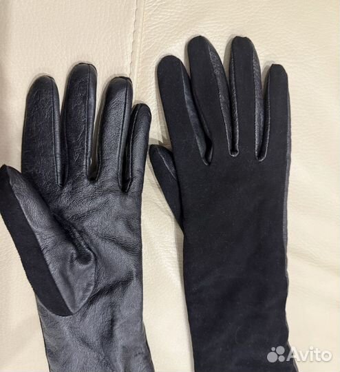 Перчатки женские кожаные 7 размер