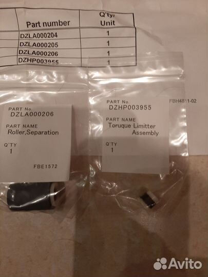 Ремкомплект роликов Panasonic DQ-MAR250-PB/PU