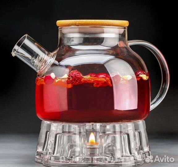 Чайник заварочный с подставкой