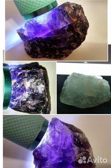 Необработанные флюориты