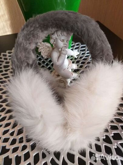 Шапка- наушники,мех натуральный