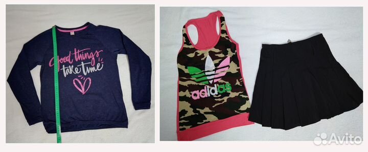 Одежда для девочки пакетом 158 рост