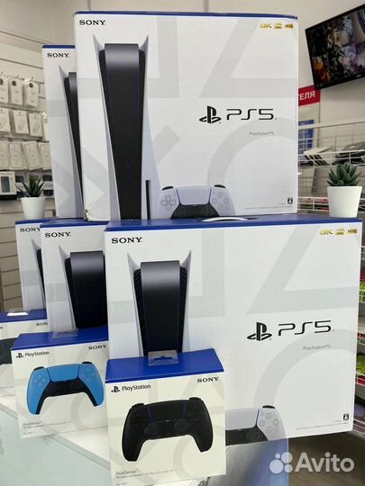 Sony playstation 5 ps5 с дисководом. Новые