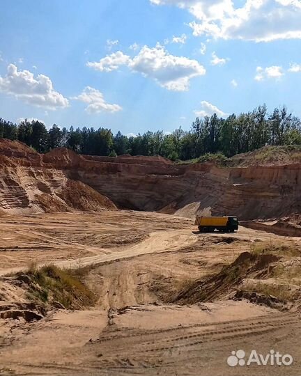 Песок карьерный