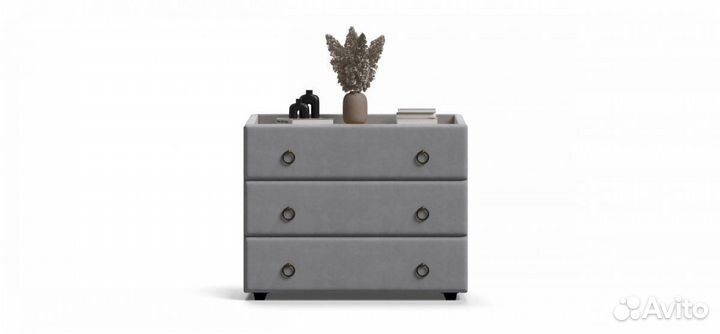 Комод boss Classic велюр Monolit сталь, Орех Парон