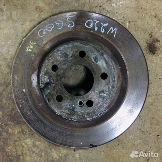 Диск тормозной Mercedes w220 s600