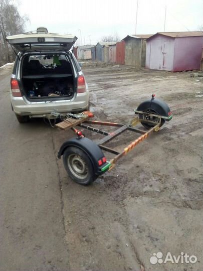 Прицеп, эвакуатор, подкат, лафет, жесткая сцепка