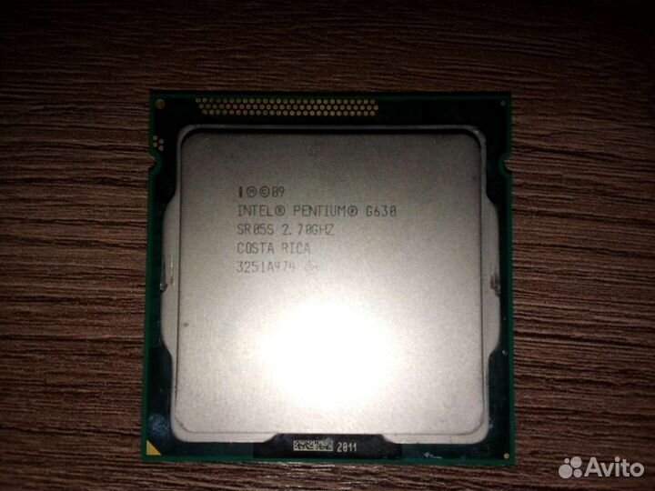 Процессор двухъядерный socket1155 g630