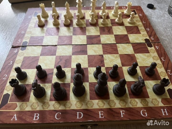 Шахматы нарды шашки 3 в 1