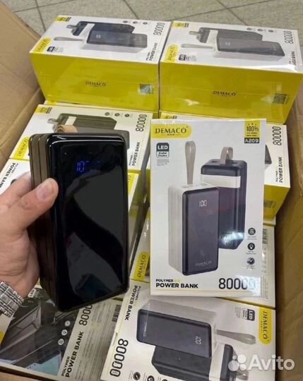 Повербанк 80000 powerbank портативный акуумулятор