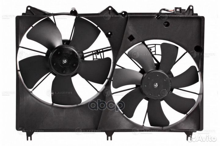 Э/вентилятор охл. с кожухом (2 вент.) для а/м S