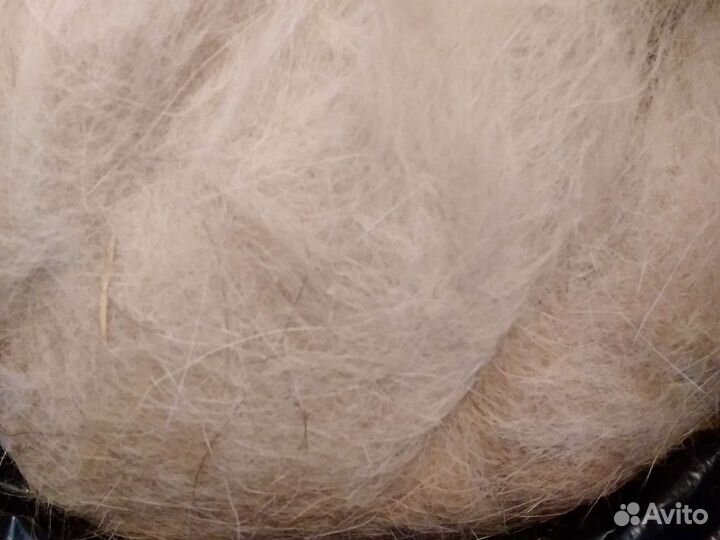 Шерсть собачья 1 кг для валяния