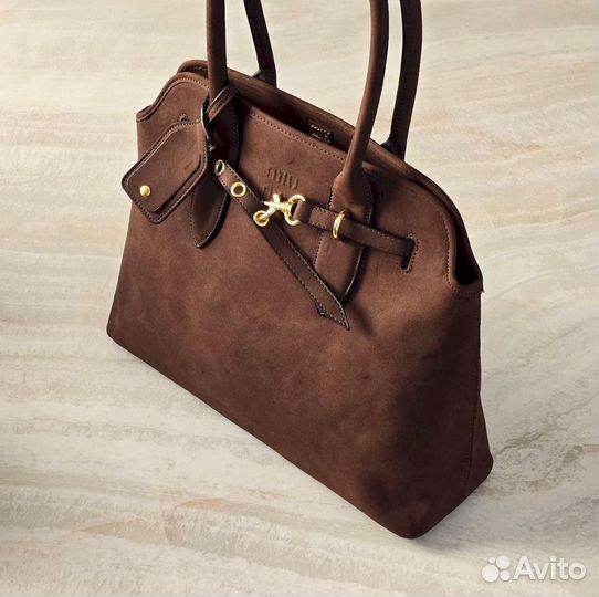 Сумка miu miu большая с ручками