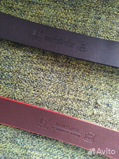 Женский кожаный ремень красный новый