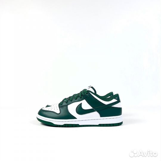 Кроссовки Nike Dunk Low зеленые