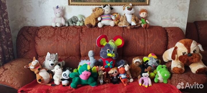 Мягкие игрушки пакетом 29 штук