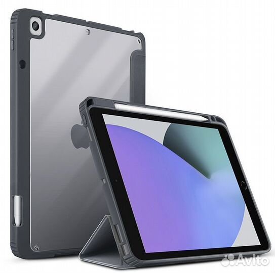 Премиум Чехлы Uniq Moven Apple iPad 10.2 (Серый)