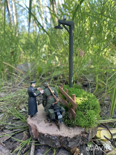 Диорама мотоцикл BMW R-12