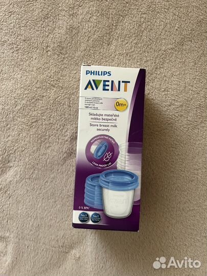 Контейнеры для хранения молока avent