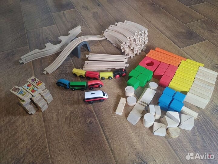 2 набора дорога IKEA и кубики