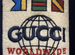 Navy Gucci Worldwide Bomber Jacket