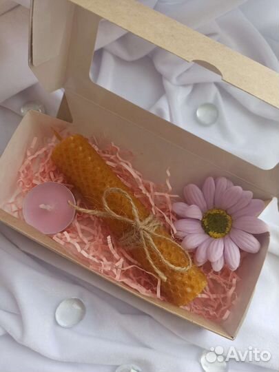 Подарочный набор из свечей ручной работы