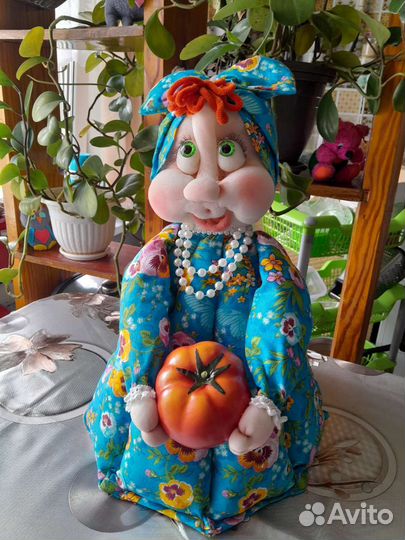 Куклы на чайник и домовёнок