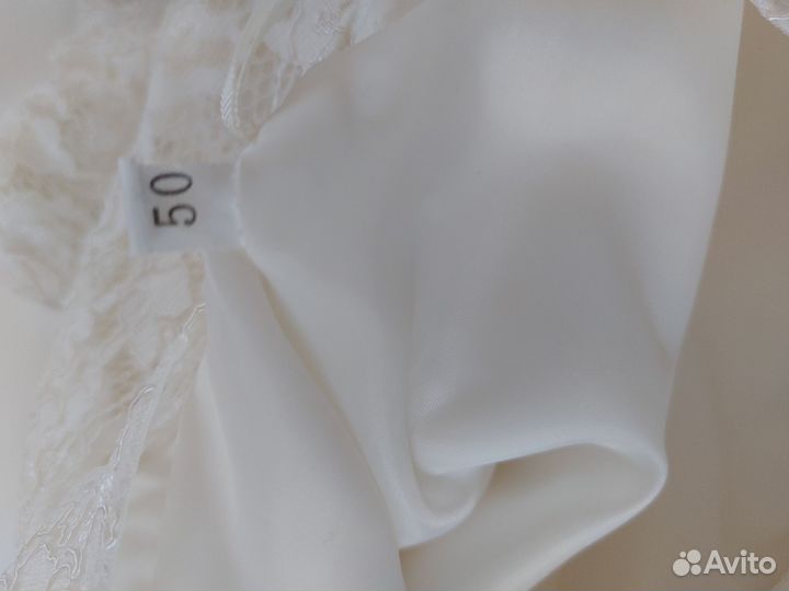 Свадебное платье 48 50 бу