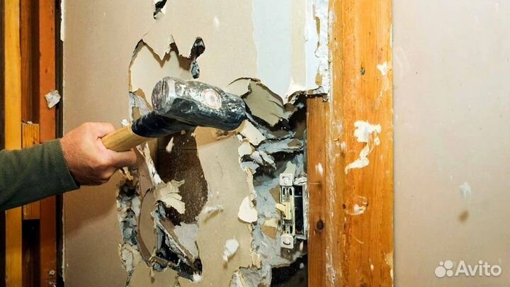 Демонтаж Зданий Разбор Дома Построек Слом Снос