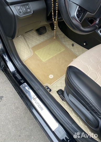 Ковры 5D бежевые Solaris 2017-2023