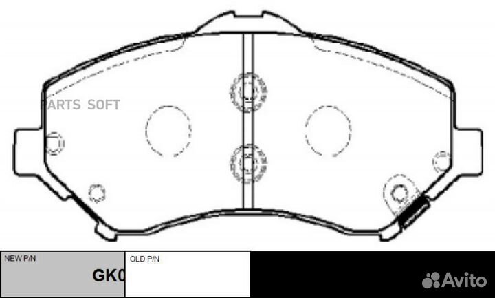 Колодки Ctr / GK0121
